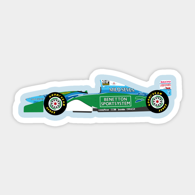 Benetton B194 Sticker by s.elaaboudi@gmail.com